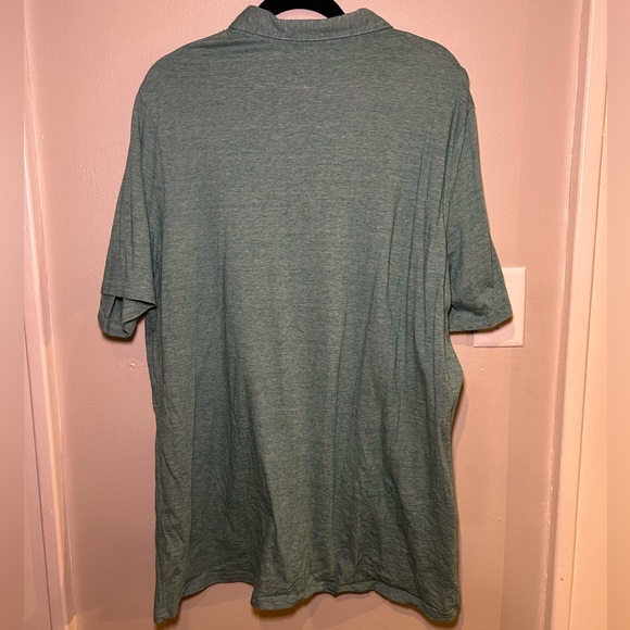 Criquet Men's Green Striped Polo Shirt Size XXL - Picture 2 of 6